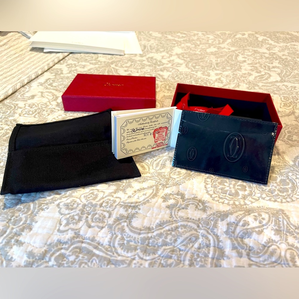 Cartier happy birthday cardholder